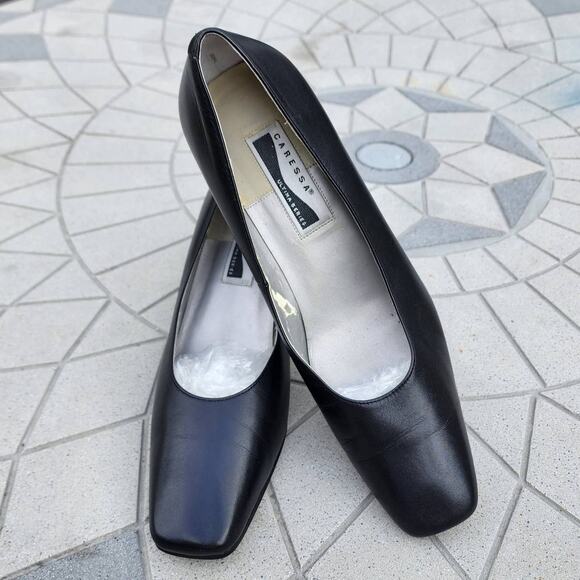 Caressa Classic Leather Comfort Pumps Heels 8.5W - Picture 13 of 13
